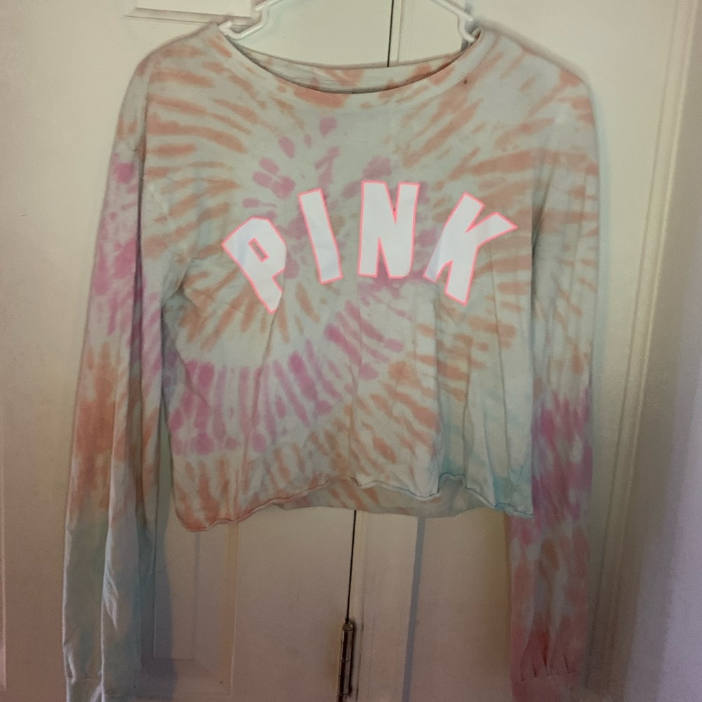 Pink cropped long sleeve